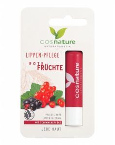 Cosnature naturalny ochronny balsam do ust z ekstraktem z czerwonych owoców 4,8 g