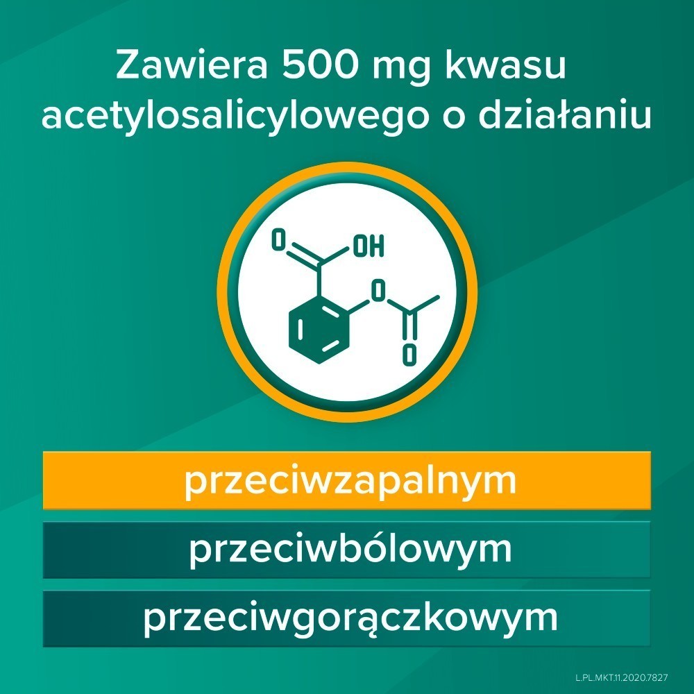Aspirin effect 500 mg x 10 sasz