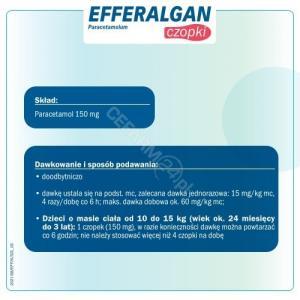 Efferalgan 150 mg x 10 czopków