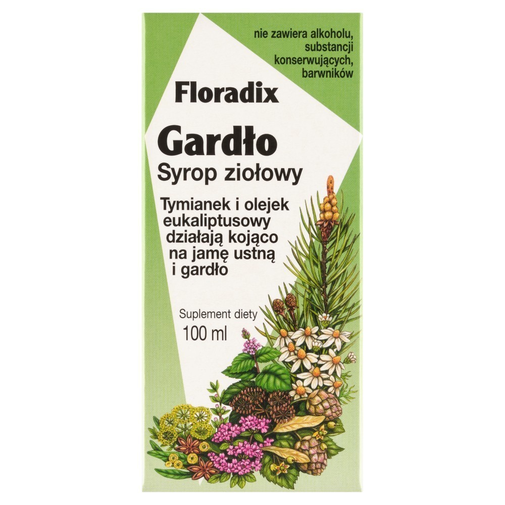 Floradix gardło syrop 100 ml
