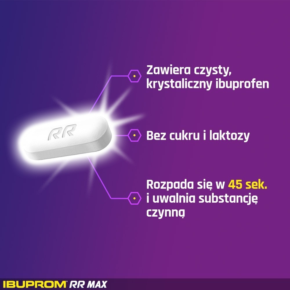 Ibuprom RR MAX 400 mg x 12 tabl powlekanych