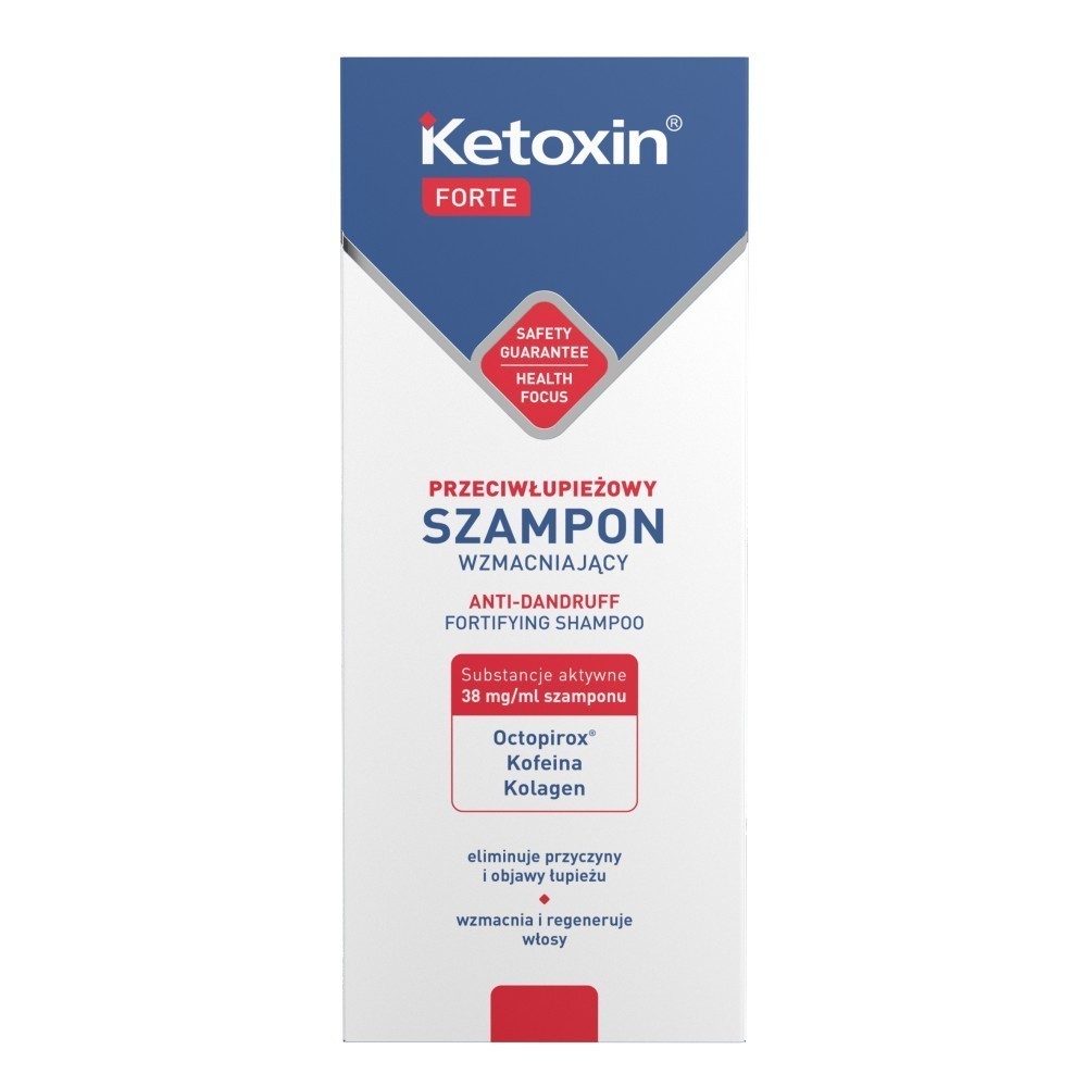 Ketoxin forte wzmacniający szampon przeciwłupieżowy 200 ml