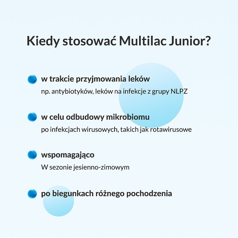 Multilac Junior Synbiotyk (Probiotyk + Prebiotyk) x 20 czekoladek