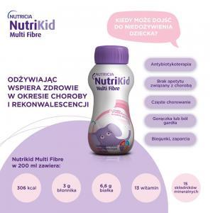 Nutrikid multi fibre truskawkowy 200 ml