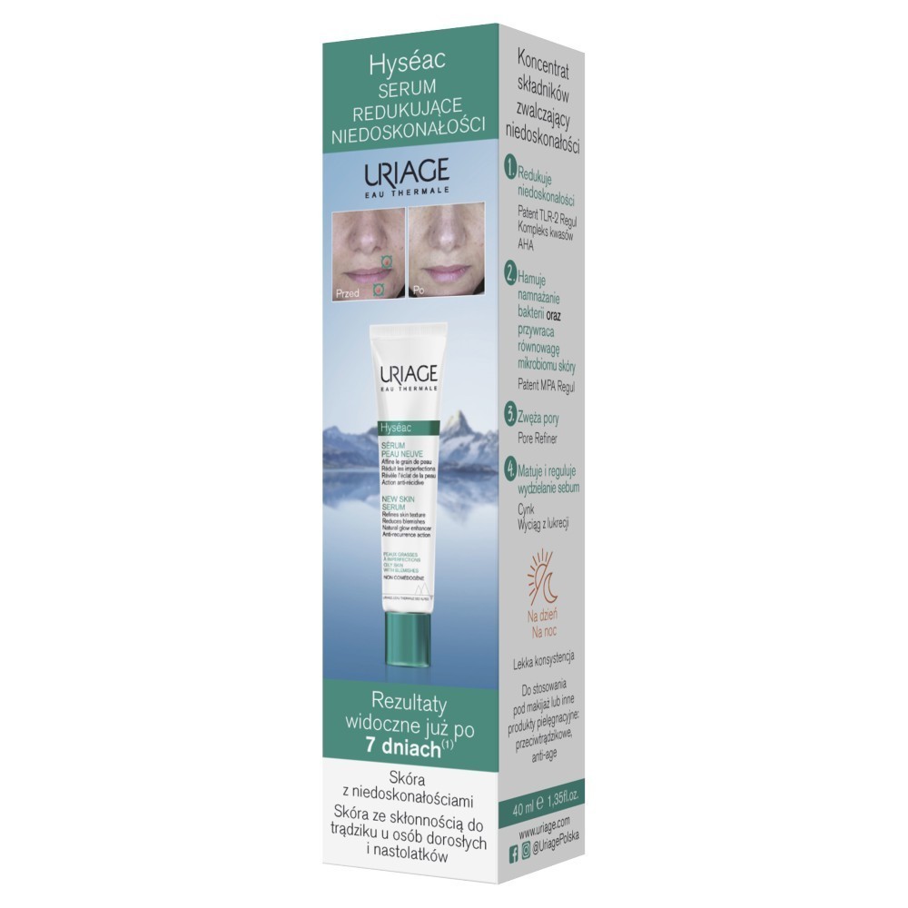 Uriage hyseac serum redukujące niedoskonałości 40 ml