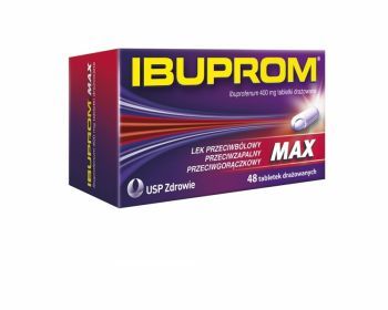 Ibuprom max 400 mg x 48 tabl drażowanych