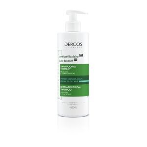 Vichy dercos - szampon przeciwłupieżowy do włosów normalnych i przetłuszczających się 390 ml