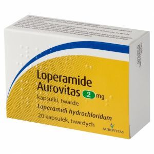 Loperamide Aurovitas 2 mg x 20 kaps twardych