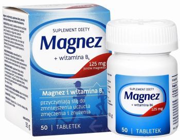Magnez + witaminą B6 x 50 tabl
