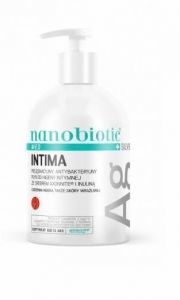Nanobiotic Med Plus Silver Intima płyn do higieny intymnej 500 ml