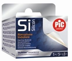 PIC SiSilicon plaster silikonowy 5 cm x 3 m na rolce z włókniny z technologią silikonową