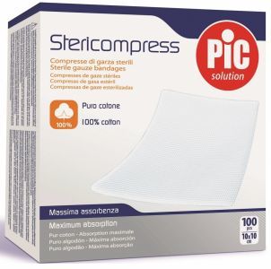 PIC Stericompress kompres delikatny 10 x 10 cm x 100 szt