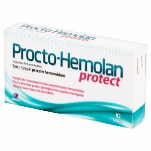 Procto-hemolan protect x 10 czopków