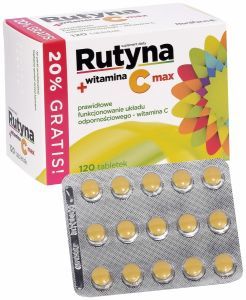 Rutyna + witamina C max x 120 tabl