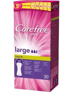 Wkładki higieniczne Carefree plus large fresh x 20 szt