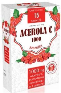 Acerola C 1000 mg x 15 sasz (Avet Pharma)