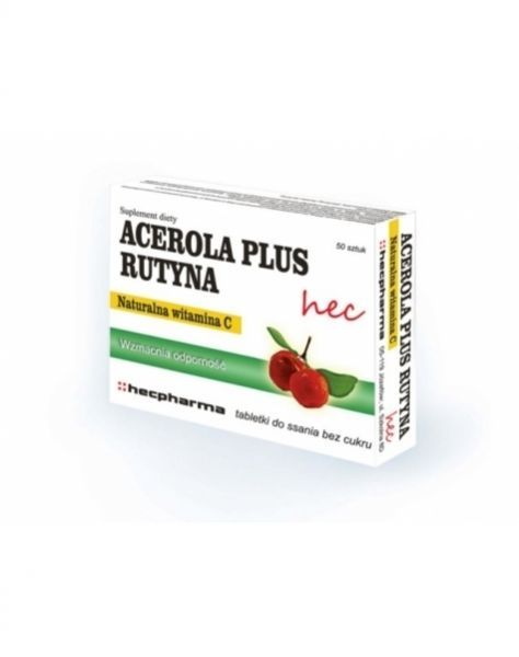 Acerola plus rutyna HEC x 50 tabl
