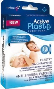 Active Plast - plastry przeciw chrapaniu x 10 sztuk