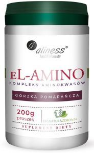 Aliness eL-Amino kompleks aminokwasów 200 g (smak pomarańczowy)