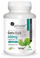 Aliness Gotu Kola (wąkrotka azjatycka) 400 mg x 100 kaps vege