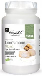 Aliness Lion's Mane 400 mg (soplówka jeżowata) x 90 kaps vege