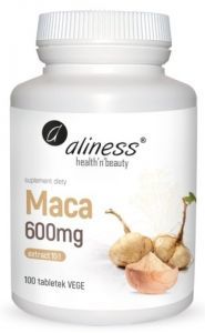 Aliness Maca ekstrakt 10:1 600 mg  x 100 tabl vege