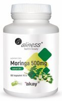 Aliness Moringa ekstrakt 20% 500 mg x 100 kaps vege
