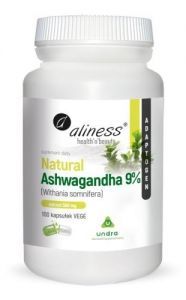 Aliness Natural Ashwagandha 580 mg 9% x 100 Vege kaps