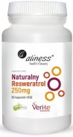 Aliness Naturalny Resweratrol Veri-Te 250 mg x 60 kaps