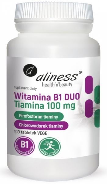 Aliness Witamina B1 Duo 100 mg x 100 tabl vege