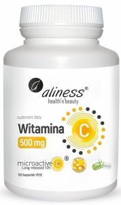 Aliness Witamina C 500 mg microactive 12 h  x 100 kaps