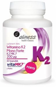 Aliness Witamina K2 Mono FORTE MK-7 200 µg z Natto x 60 kaps