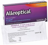 Alleoptical 20 mg/ml krople do oczu x 10 pojemników jednodawkowych
