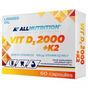 Allnutrition Vit D3 2000 + K2 x 60 kaps