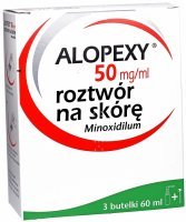 Alopexy 5% roztwór na skórę 3 x 60 ml
