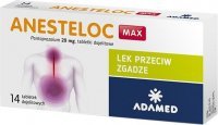 Anesteloc max 20 mg x 14 tabl dojelitowych