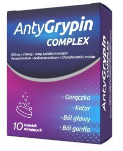 AntyGrypin Complex x 10 tabletek musujących