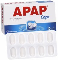 Apap Caps 500 mg x 10 kaps