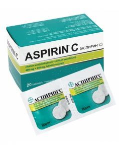 Aspirin c x 20 tabl musujących (inpharm bg)