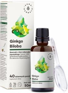 Aura Herbals Ginkgo Biloba płyn 50 ml (KRÓTKA DATA)