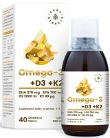 Aura Herbals Omega-3+D3+K2 200 ml