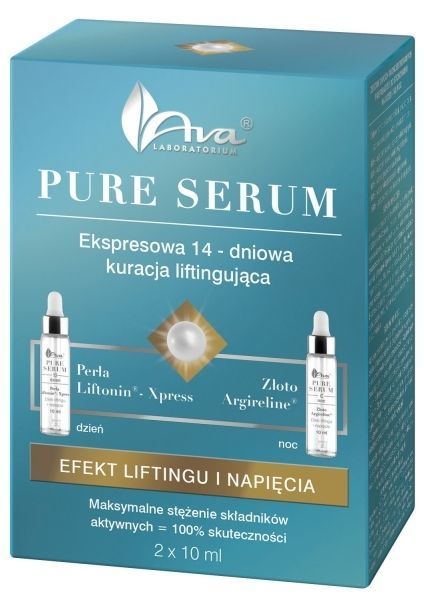 Ava Pure Serum ekspresowa 14 - dniowa kuracja liftingująca 2 x 10 ml