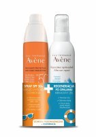 Avene promocyjny zestaw - spray spf50+ do skóry wrażliwej 200 ml + żel po opalaniu do skóry wrażliwej 200 ml