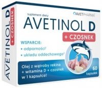 Avetinol D + czosnek x 60 kaps (Avet Pharma)