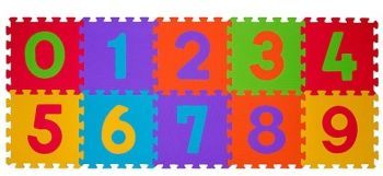 Babyono puzzle piankowe Cyfry x 10 szt (274/01)