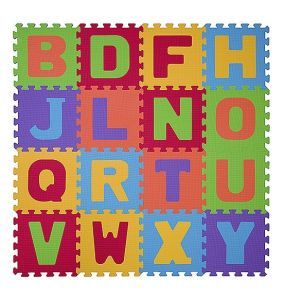 Babyono puzzle piankowe Litery x 16 szt (280)