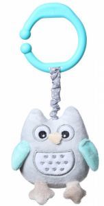 Babyono zabawka dla dzieci z wibracją OWL SOFIA (442)