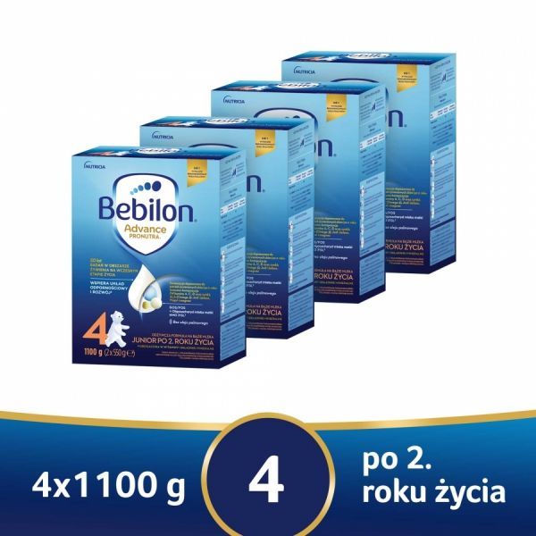 Bebilon 4 z Pronutra Advance w czteropaku - 4 x 1100 g