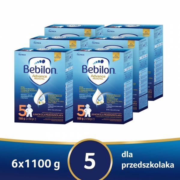 Bebilon 5 z Pronutra Advance w sześciopaku - 6 x 1100 g