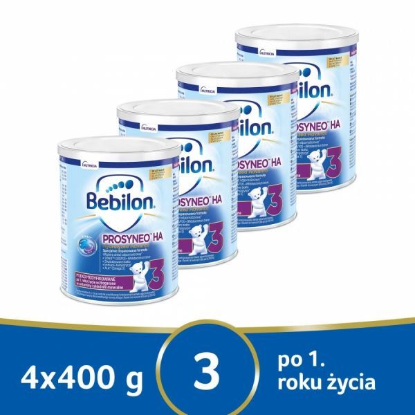Bebilon Prosyneo HA 3 Hydrolyzed Advance w czteropaku 4 x 400 g